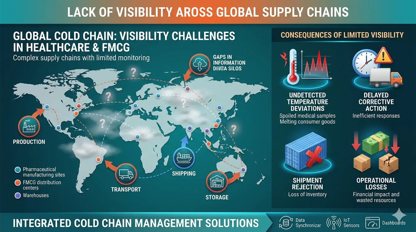 Lack of visibility across global supply chains