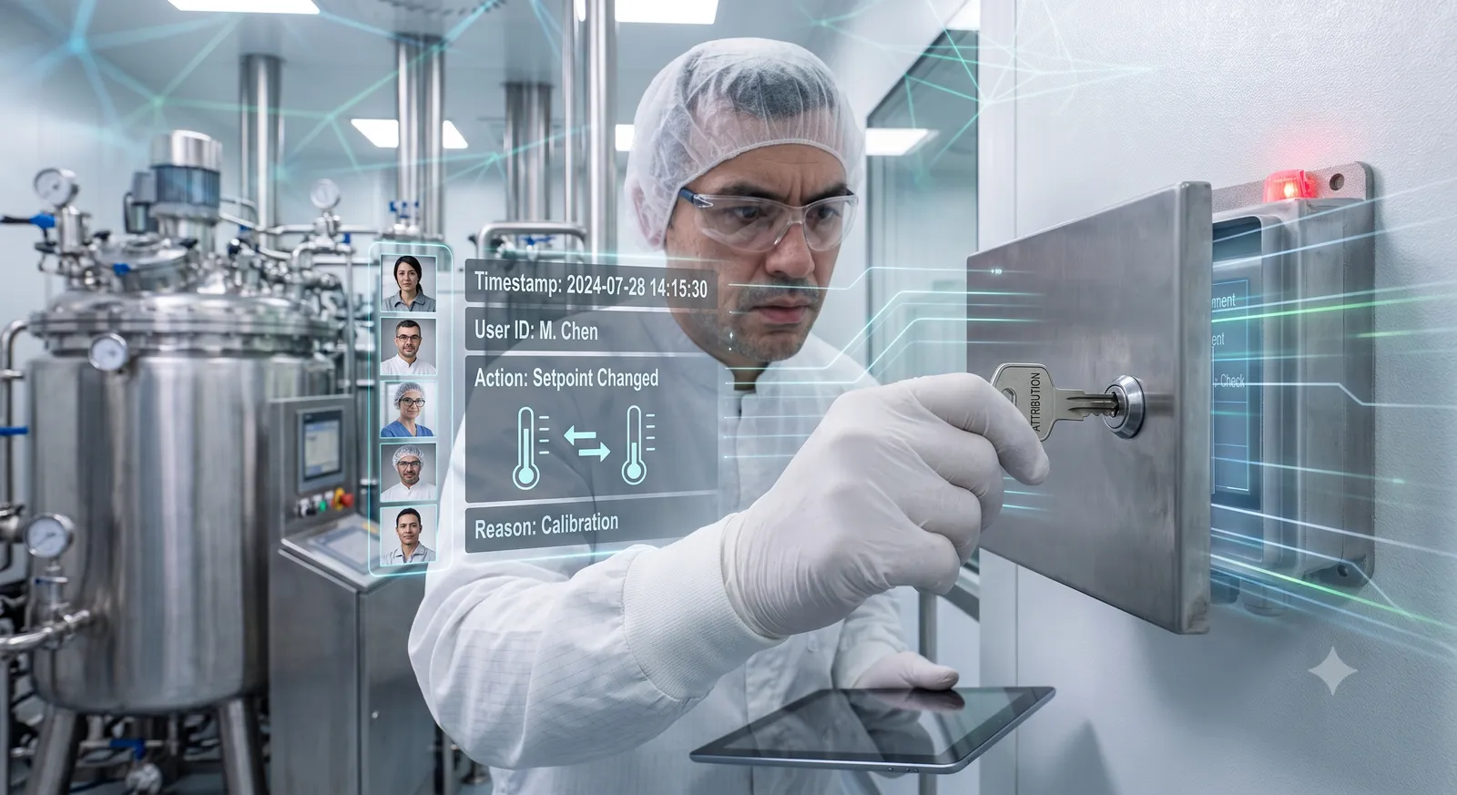 Who Changed This Setpoint? The Audit Question Failing Good Pharma Plants